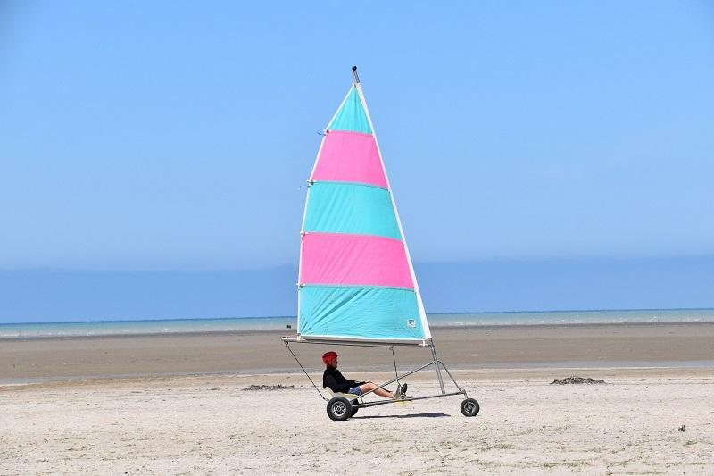 Le char à voile avec Visites Passion Bretagne Normandie
