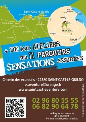 Carte Visites Passion Saint-Cast Aventure en Bretagne