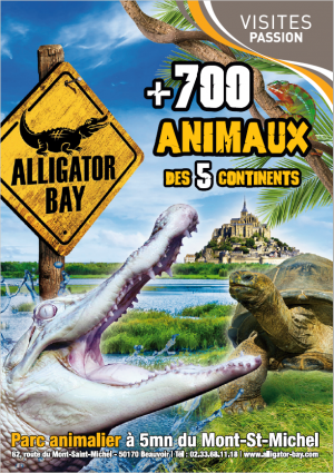 Carte Visites Passion Alligator Bay à Beauvoir