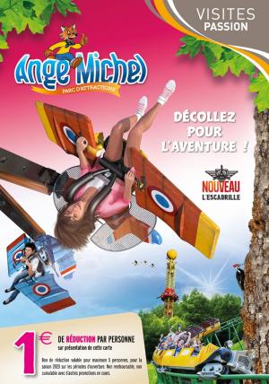 Carte Visites Passion parc d'attractions ange michel