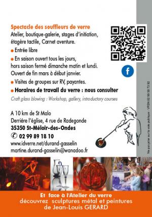 Carte visites passion Atelier du Verre en Ille et Vilaine, 35
