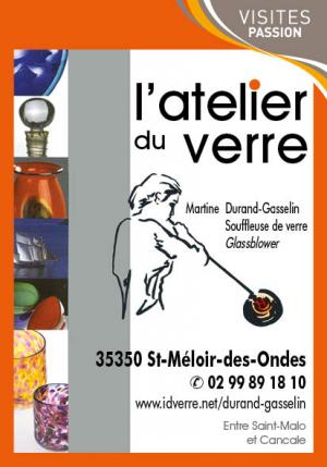 Carte Visites Passion l'atelier du verre à Saint Méloir des Ondes
