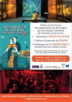Carte Visites Passion la cité de la mer dans la Manche