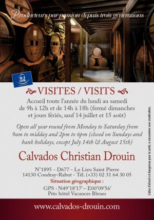 Carte Visites Passion le domaine viticole Christian Drouin