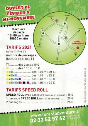 Carte Visites Passion parcours aventure Forest Adventure