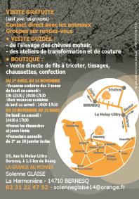 Carte Visites Passion La Grange au Mohair à BERNESQ
