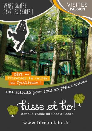 Carte Visites Passion parc accrobranche Hisse et Ho dans les Côtes d'Armor
