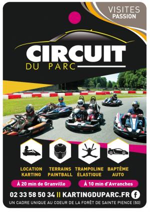 Carte Visites Passion le karting du parc et circuit automobile en Normandie