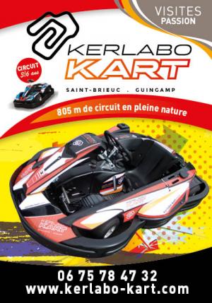 Carte Visites Passion le Karting de Kerlabo dans les Côtes d'Armor