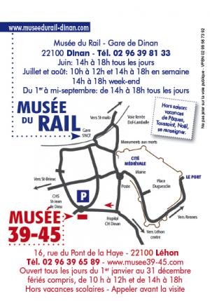 Carte Visites Passion le musée 39-45 et du rail à Léhon