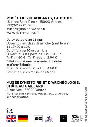 Carte Visites Passion le musée des beaux arts à Vannes
