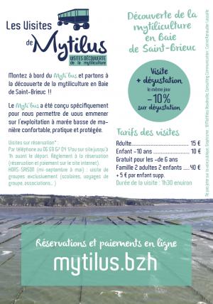 Carte Visites Passion Mytilus producteur de moules à St Brieuc