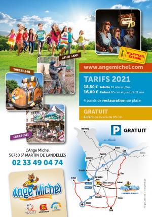Carte Visites Passion le Parc Ange Michel dans la Manche