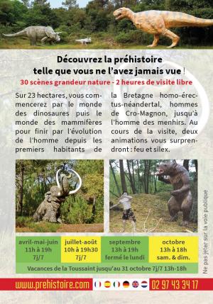 Carte Visites Passion le parc préhistoire de Bretagne