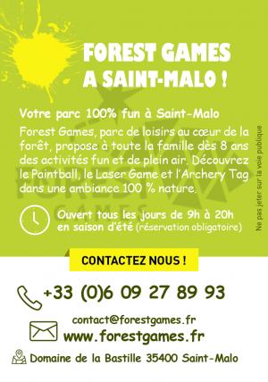 Carte Visites Passion Forest Games 