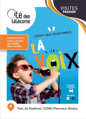 Carte Visites Passion la cité des télécoms à pleumeur bodou
