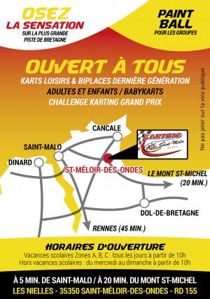 karting de Saint-Malo, en Bretagne
